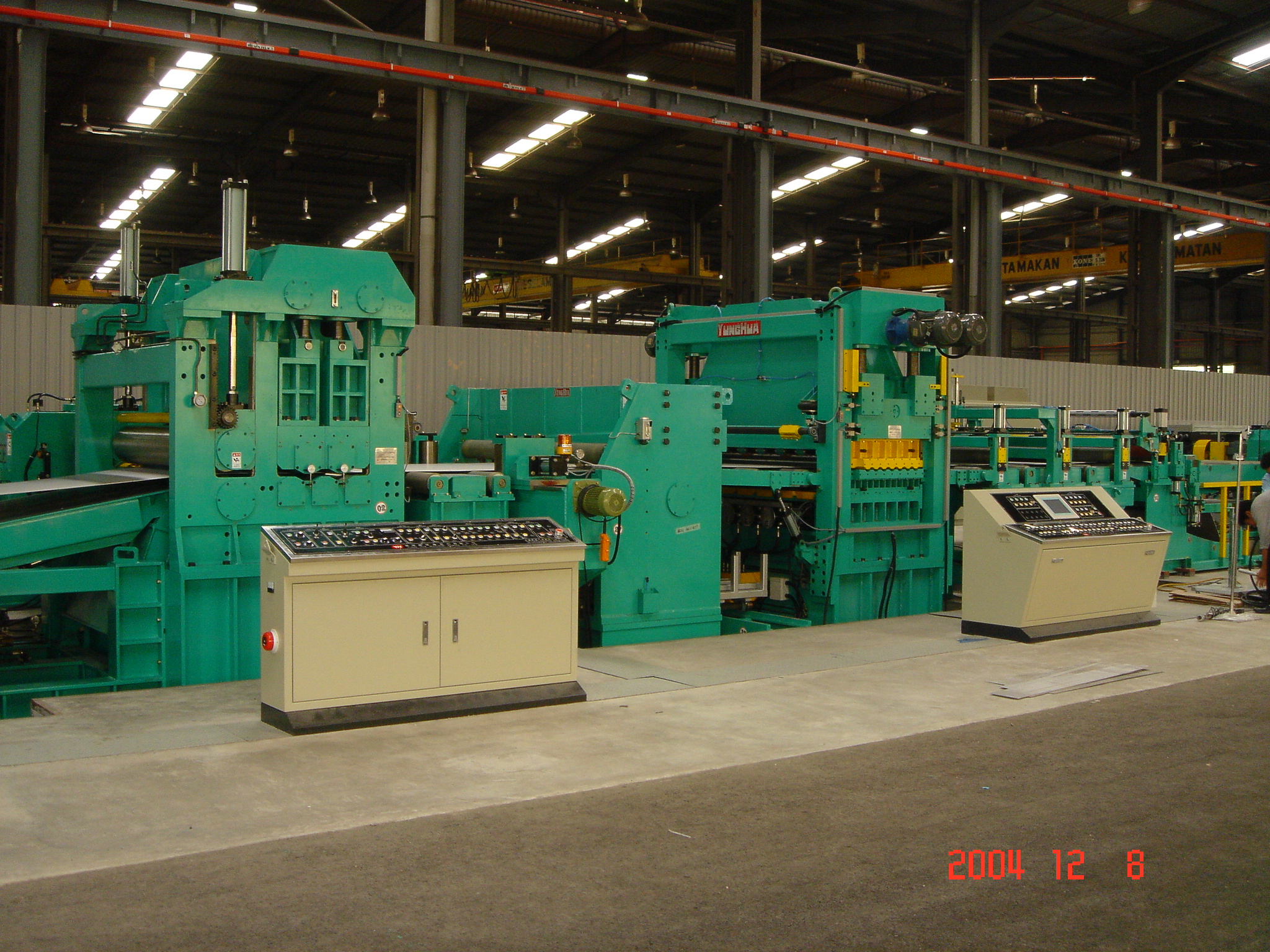 Rough leveler and 15-roll fine leveler